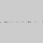 DE INTERES GENERAL- BOEs PUBLICADOS EN EL DÍA DE HOY 01/04/2020